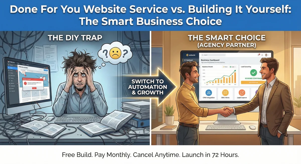 Why a Done For You Website Service Beats Building It Yourself: The Smart Business Choice