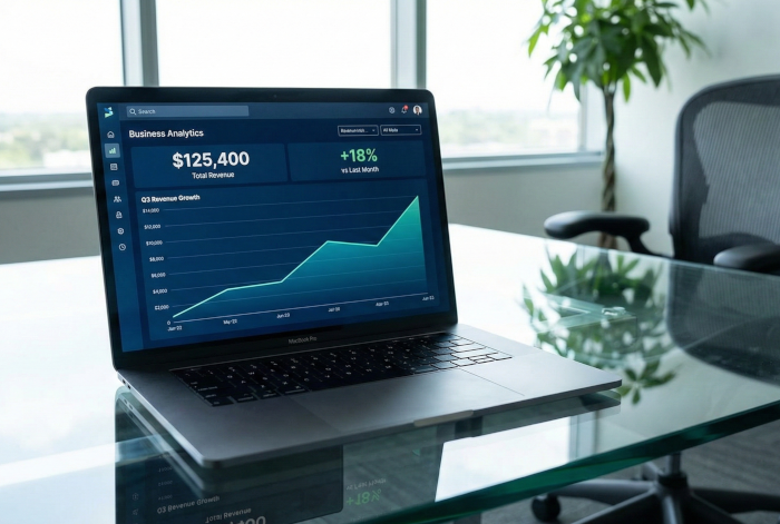 Professional analytics dashboard